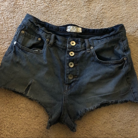 Free People Pants - Free People high waisted jean shorts
